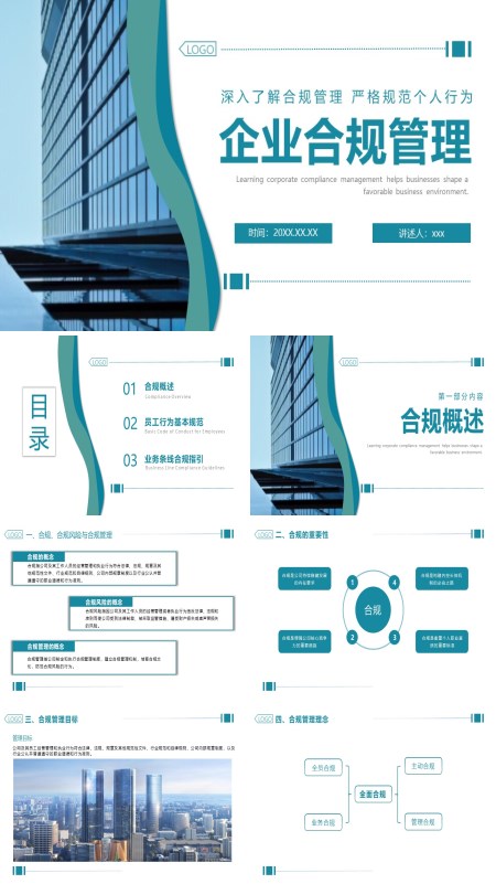 企业合规管理课件PPT模板