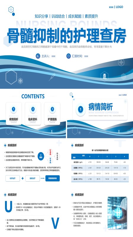 骨髓抑制的护理查房PPT