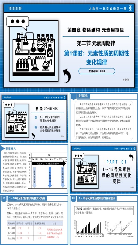 高一化学人教必修第一册4.2元素周期律（第1课时）PPT课件含教案