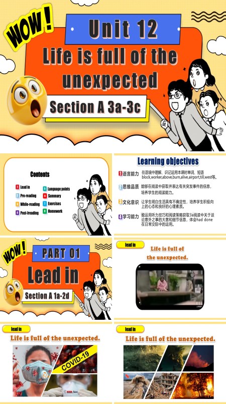 九年级英语全一册Unit 12 第2课时Section A 3a 3c PPT课件含教案