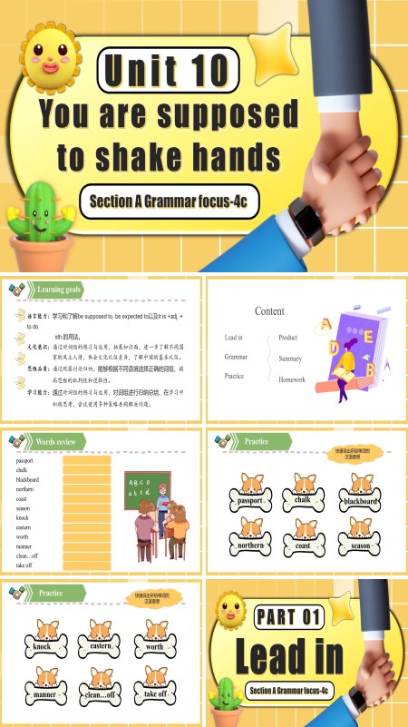 九年级英语全一册Unit 10 第3课时 Section A Grammar focus 4c PPT课件含教案