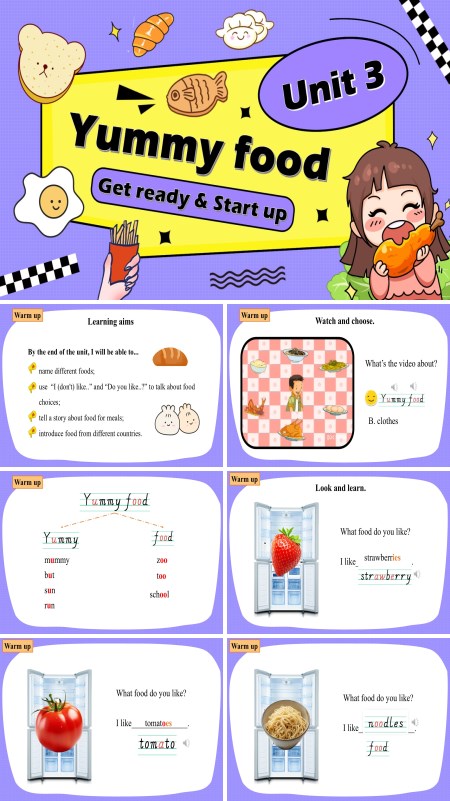 外研三年级英语下册Unit3 第1课时Get ready Start up PPT课件含教案