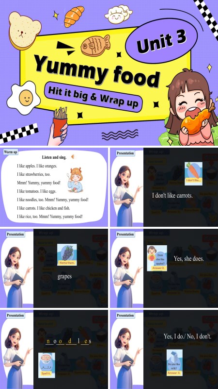外研三年级英语下册Unit3 第3课时Hit it big Wrap up PPT课件含教案