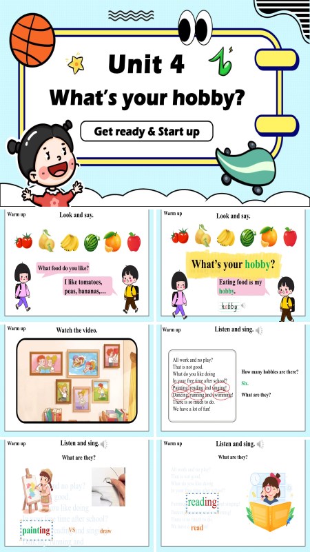 外研三年级英语下册Unit4 第1课时Get ready Start up PPT课件含教案