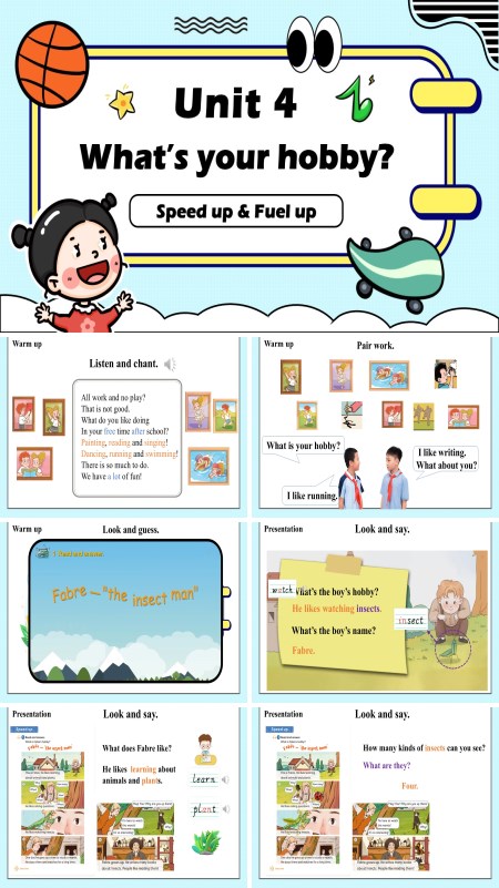 外研三年级英语下册Unit4 第2课时Speed up Fuel up PPT课件含教案
