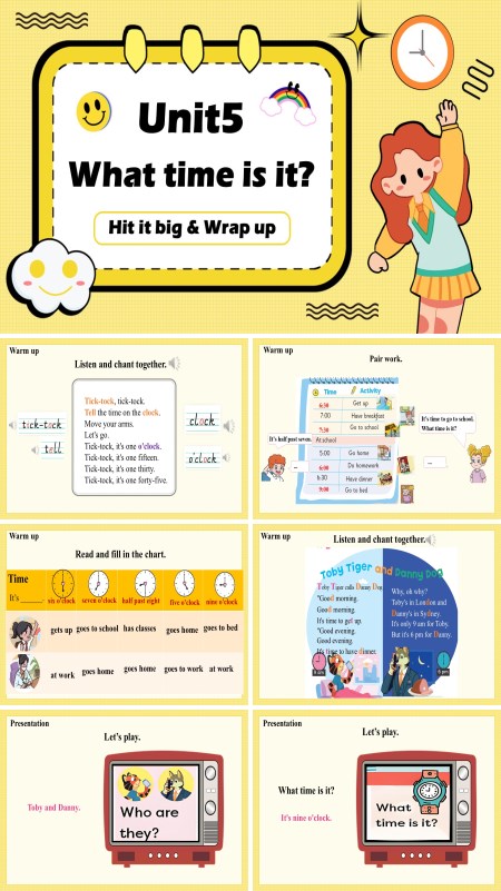 外研三年级英语下册Unit5 第3课时Hit it big Wrap up PPT课件含教案