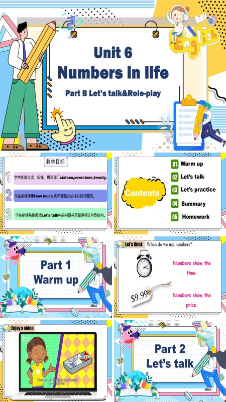 人教三年级英语下册Unit6第4课时Part B Let's talk&Role-playPPT课件含教案