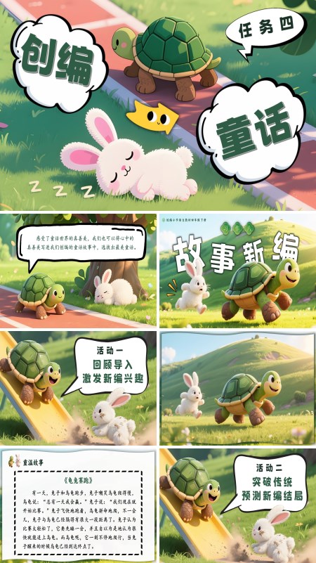 部编语文四年级下册习作 《故事新编》PPT课件含教案