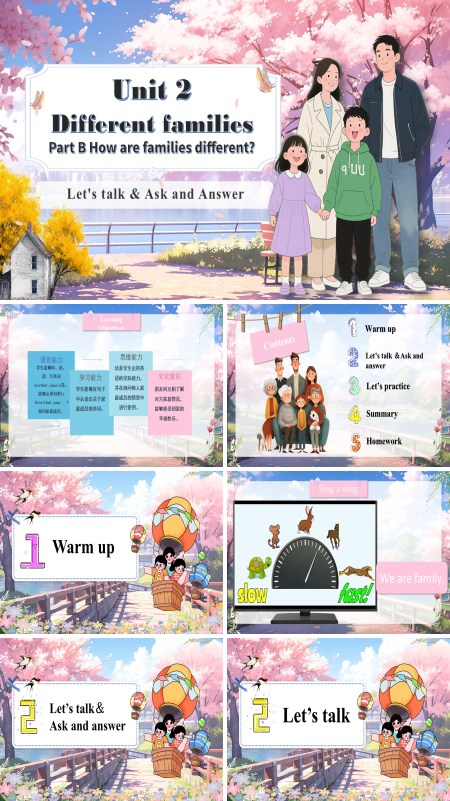 人教三年级英语上册Unit2第4课时Part B Let’s talk & Ask and AnswerPPT课件含教案