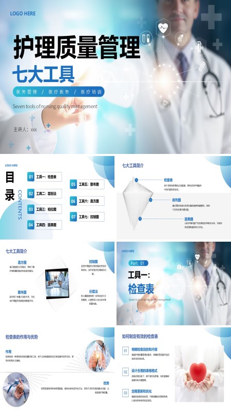 护理质量管理培训课件PPT模板含讲稿