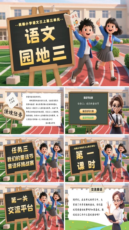部编三年级语文上册《语文园地三》PPT课件含教案