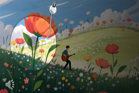 唱片动画结尾PPT【特效动画】模板