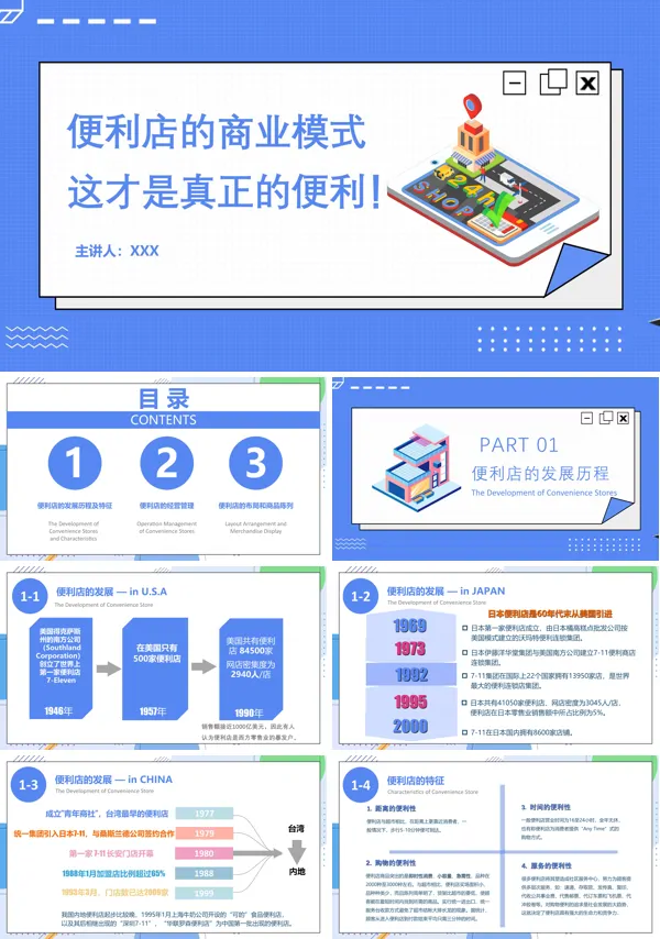 便利店的经营模式分析PPT课件免费下载