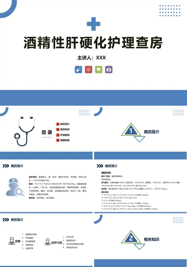 酒精性肝硬化护理教学查房PPT课件