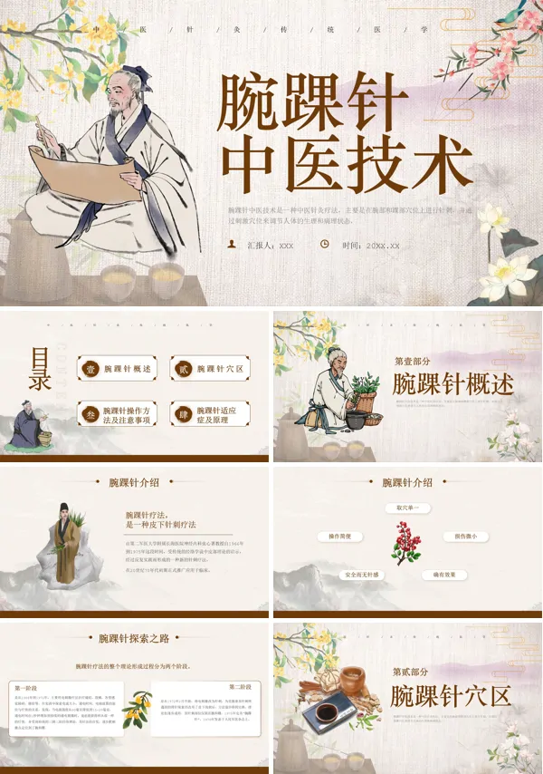 中医技术腕踝针培训PPT课件