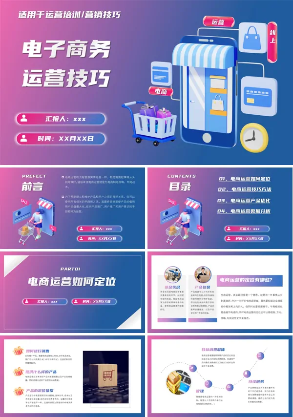 电子商务营销技巧运营培训PPT