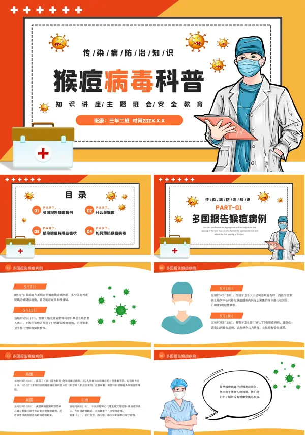 猴痘病毒科普ppt课件
