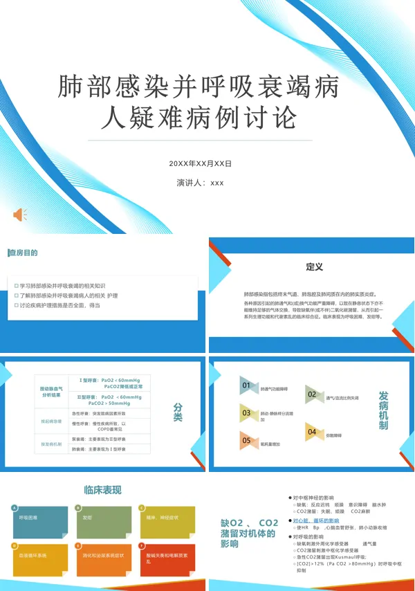 肺部感染并呼吸衰竭病人的疑难病例讨论PPT
