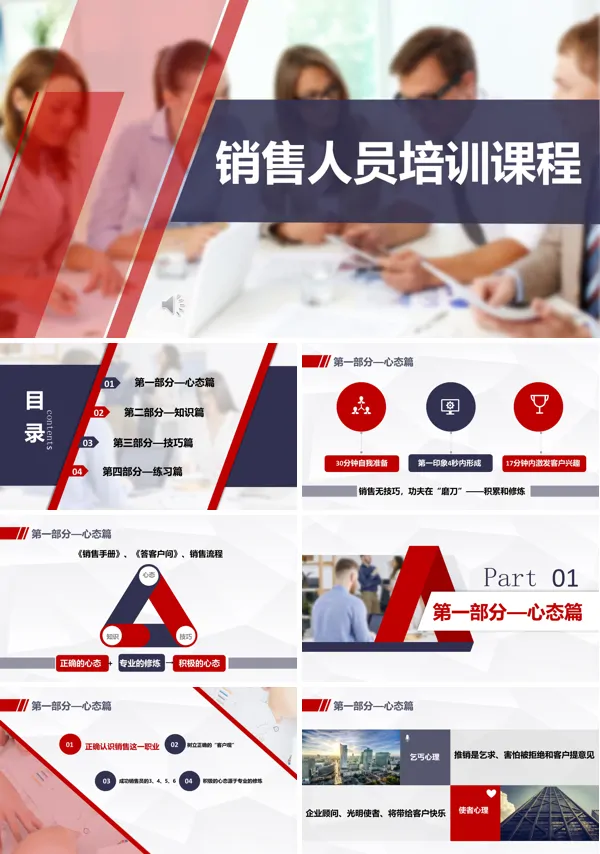销售人员培训课件ppt模板