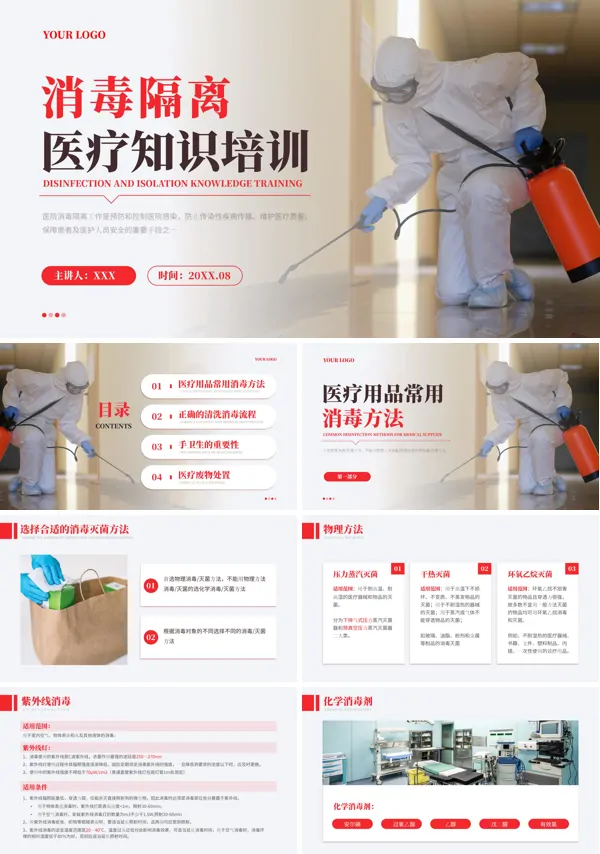 医院感染知识培训与消毒隔离制度ppt课件