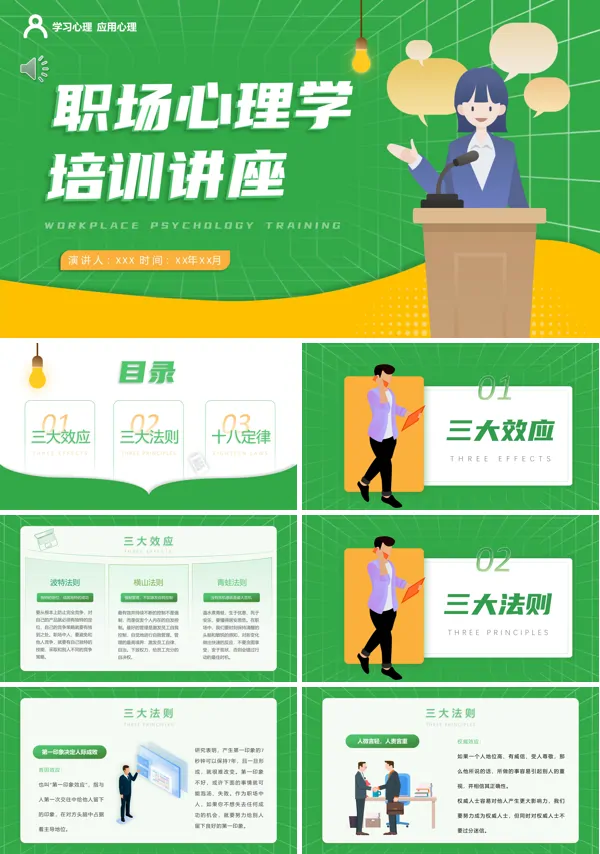 职场心理学培训课件ppt