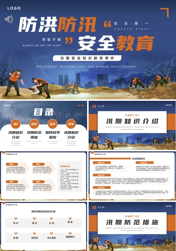 防洪防汛安全教育培训PPT