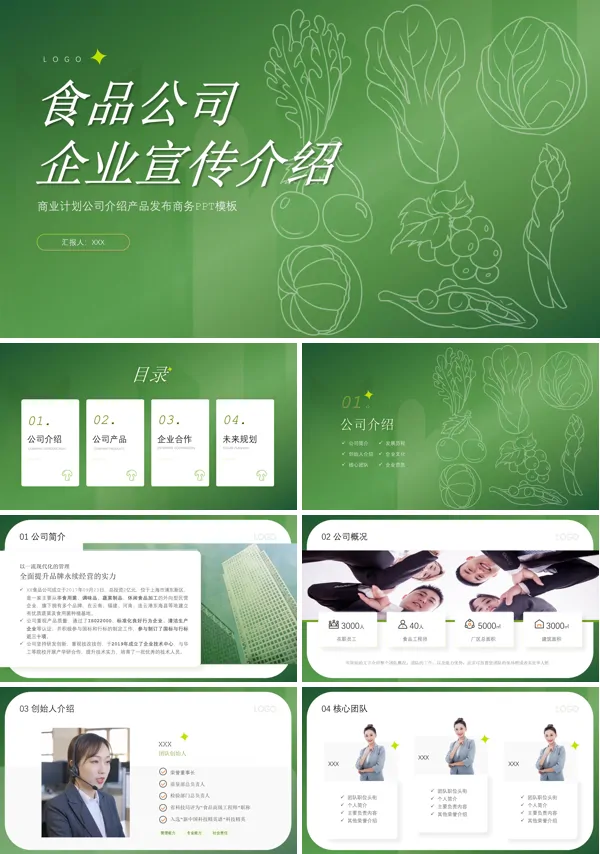 食品公司产品介绍ppt