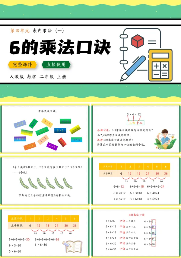 6的乘法口诀ppt课件优秀