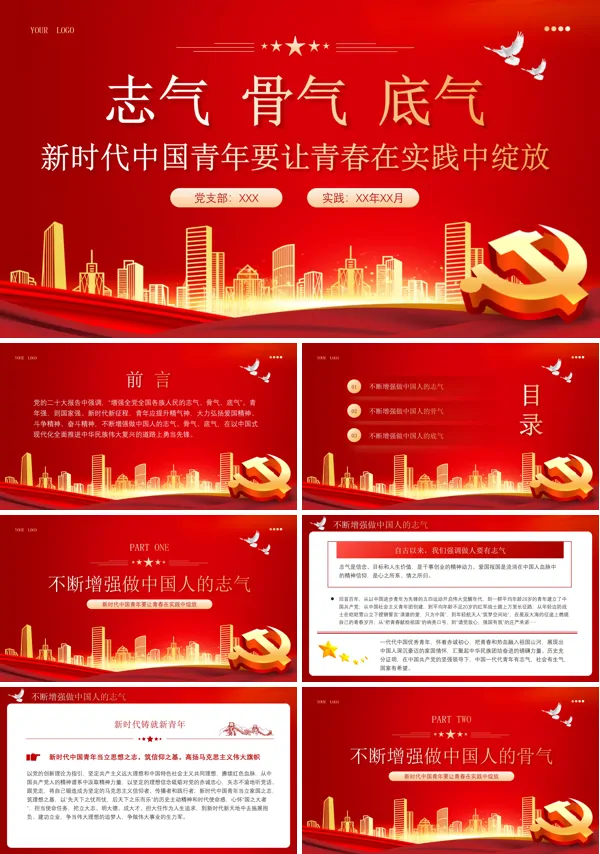 不断增强做中国人的志气骨气底气PPT专题党课