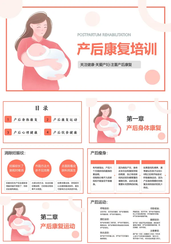 产后康复师培训ppt