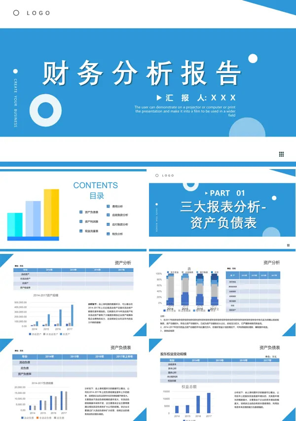 财务分析报告PPT