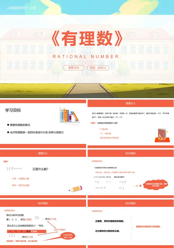人教版七年级数学有理数PPT课件