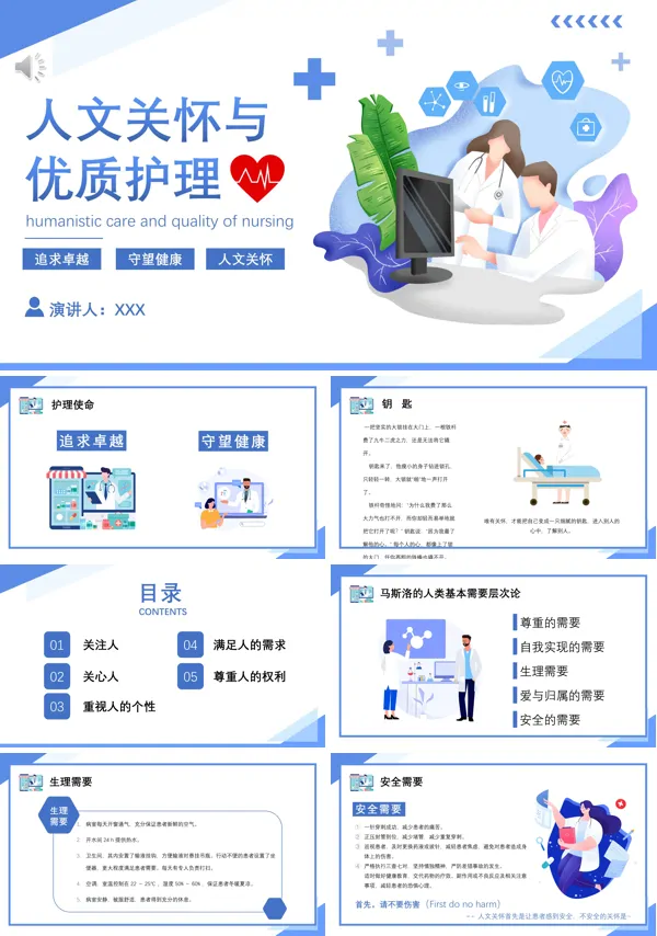 护理人文关怀与优质护理PPT培训
