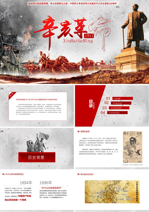 辛亥革命110周年PPT