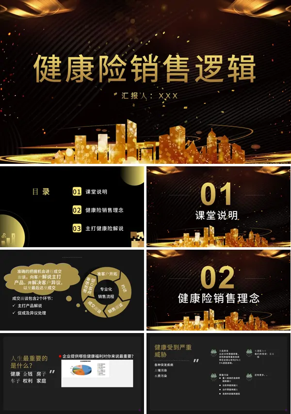 健康险销售技巧分享PPT