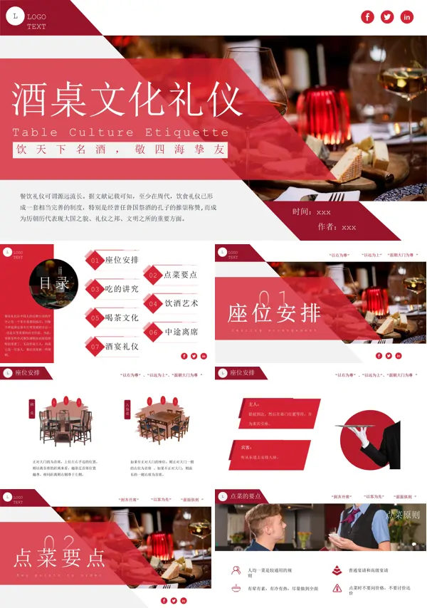 酒桌文化礼仪ppt课件