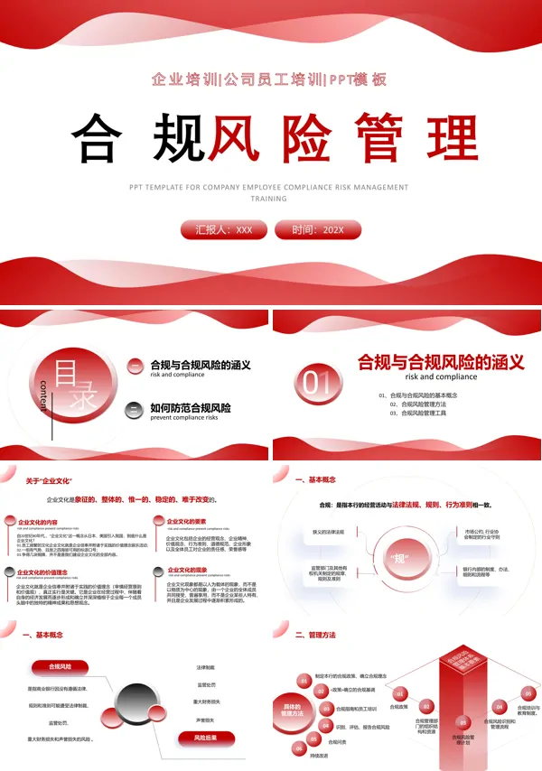 企业合规管理培训课件PPT模板