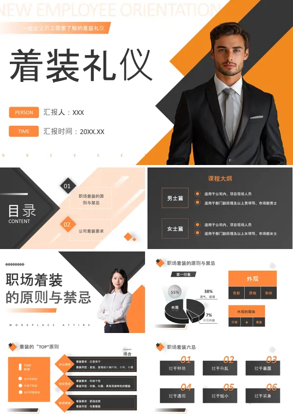 职场着装礼仪培训PPT课件免费下载