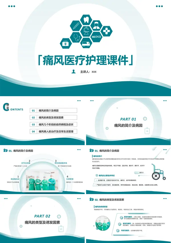 痛风患者的护理课件PPT