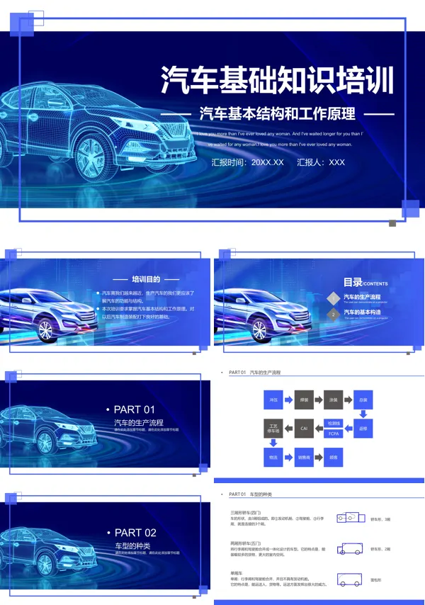 汽车基本结构和工作原理汽车基础知识培训PPT课件