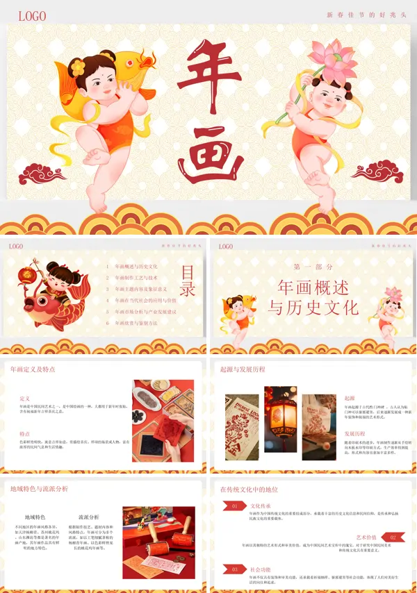 非物质文化遗产中国传统年画ppt含讲稿
