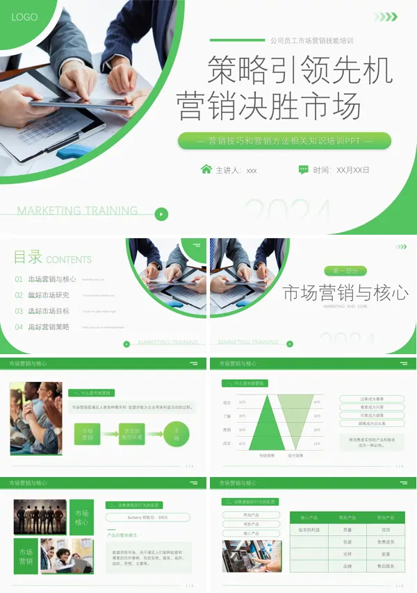 营销技巧和营销方法策略企业培训课件PPT模板