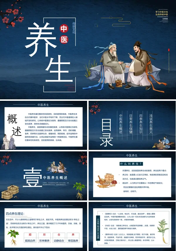 中医养生课件PPT