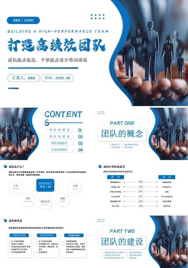 如何打造高绩效团队课件PT模板