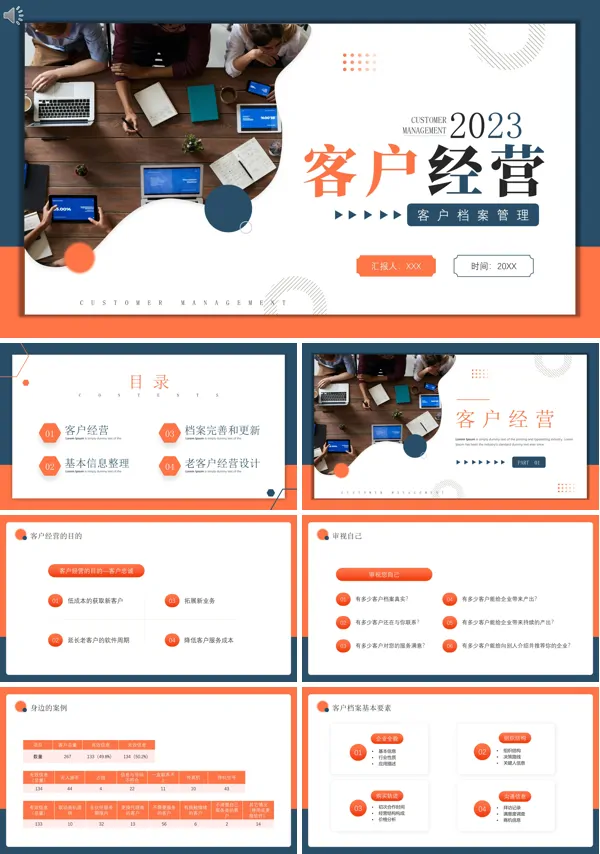 客户经营档案管理培训PPT