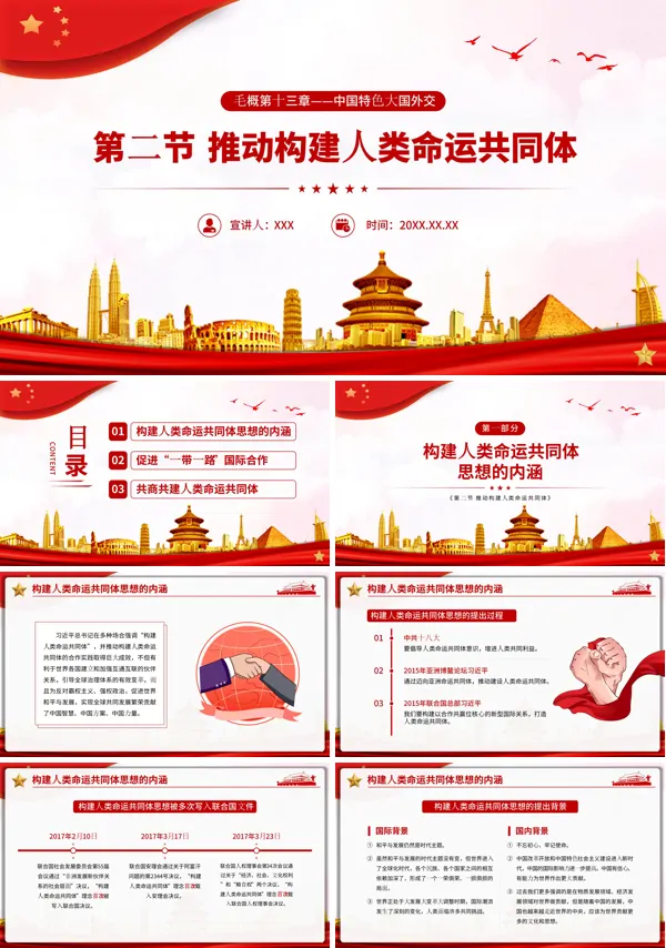 毛概十三章中国特色大国外交课件PPT