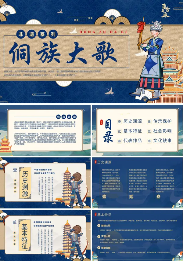 侗族大歌非遗文化介绍PPT课件