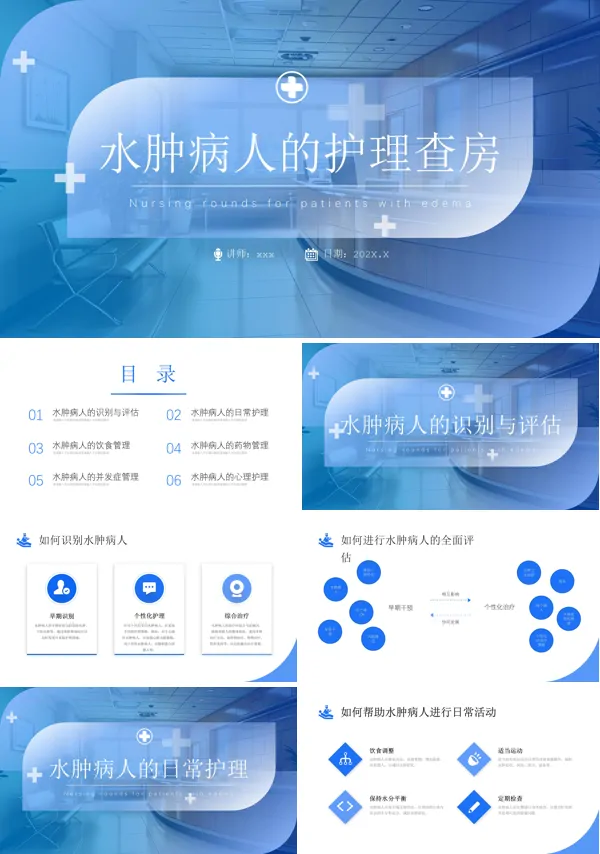 水肿病人护理培训PPT模板