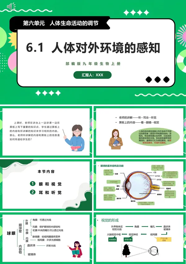 人体对外环境的感知PPT课件 