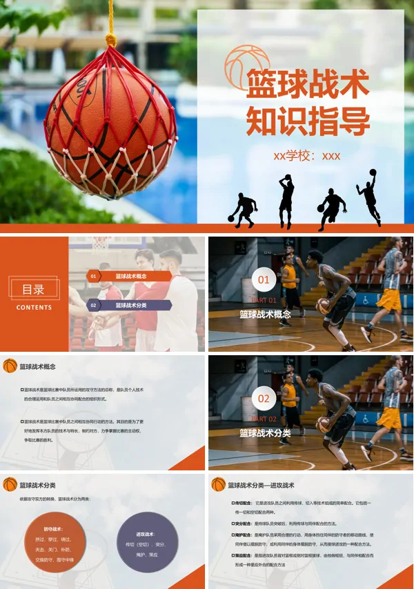 篮球战术ppt课件